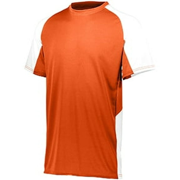 Augusta XL Youth Cutter Jersey Orange/White 1518