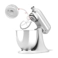 thumbnail image 1 of mmirethe Beater Flex Edge Mixer Flat Attachments Plastic Accessories Kitchen Replacement for 5-Quart, 1 of 8