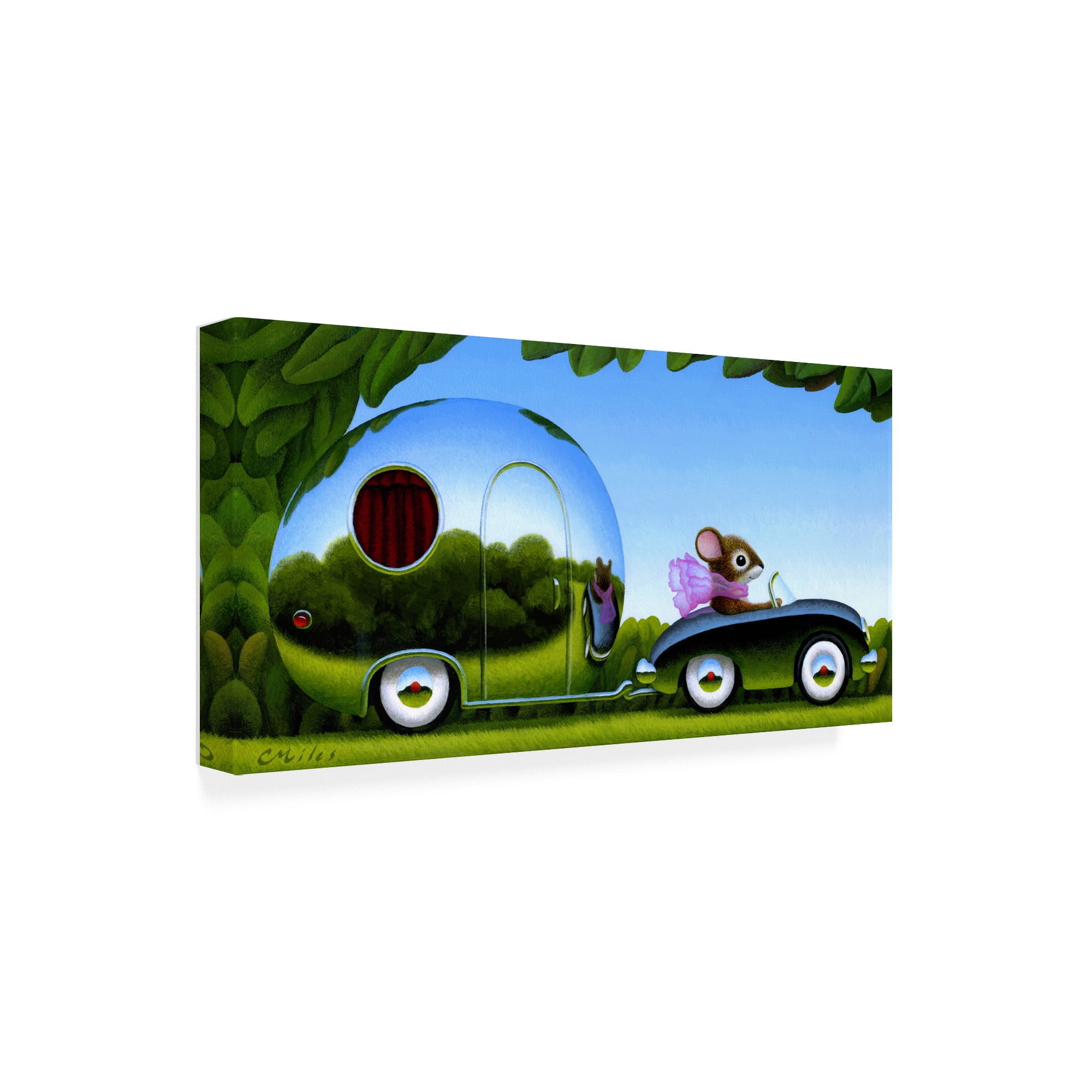 Trademark Fine Art 'Touring' Canvas Art by Chris Miles