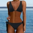thumbnail image 2 of XIYON Bikini Sets For Women Swimsuit Print Split Bikini Swimsuit Two Piece Women's Beachwear Swimwears Tankinis Set Retro Swimsuits Beachwear, 2 of 9