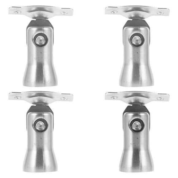 MOVTOTOP 4pcs Stair Rail Bracket for Stairway Railing Handrail Holder Support