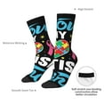thumbnail image 4 of Picia I Love My Autism Print Athletic Socks for Men & Women – Cushioned Moisture-Wicking Crew Socks for Sports, Running, and Training, Soft & Breathable Size 5-11, 4 of 6