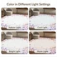 thumbnail image 7 of ODIKA 8'x10' Washable Area Rug Whimsical Butterfly Motifs Border Pastel Vine Toss Clusters for Living Room, Under Sectional, Family , Durable, Non-Slip, 7 of 7