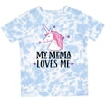 thumbnail image 3 of Inktastic My Mema Loves Me Girl Unicorn Girls Toddler T-Shirt, 3 of 5