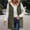 Army Green jacket for women, variant on Usmixi 2023 Winter Womens Plush Vest Womens Double Side Wearable Plush Vest Coat Casual Solid Sleeveless Hooded Outerwear Open Zip up Loose Puffer Quilted Jackets with Pocket Up to 65% off