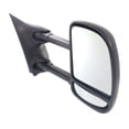 thumbnail image 3 of Kool Vue Towing Mirror Compatible With 1999-2007 Ford F-250 Super Duty F-350 Right Passenger Side w/ Blind Spot Corner Glass Textured Black, 3 of 7