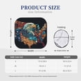 thumbnail image 3 of Fuzoiu Stained Glass Eagle USA Print Car Windshield Sunshade,Folding Front Windshield Sun Shade,for Most Car Sedan SUV Truck,Car Windshield Sunshade-Large, 3 of 6