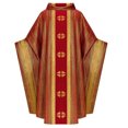 thumbnail image 4 of Vestido estilo túnica retro con cuello y mangas de murciélago de color contrastante para hombre y mujer de Oriente Medio, ropa para actuaciones escénicas, 4 of 5