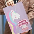 thumbnail image 5 of 20 Pack  Cute Girl Birthday Theme Gift Packaging Bag, Anime Cartoon Gift Bags, Cartoon paper Candy Bags, 5 of 7
