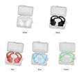 thumbnail image 4 of SUTENGDA Bouchons d'Oreilles de Natation en Silicone Doux, Bouchons d'Oreilles Réutilisables et Étanches pour Adultes, Réduction de Bruit, pour Menuiserie, Voyage, Douche, Bain, 4 of 7