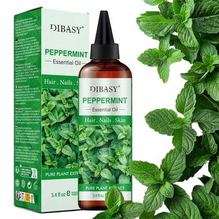 This is a Pre-Mixed Body Massage Oil, No Need to Mix it with a Base Oil, Moisturizing, Hydrating, and Non-Greasy (Peppermint)