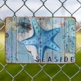 thumbnail image 4 of Starfish Beach House Metal Tin Sign Wall Decor, 8 x 12 Inch Seaside Summer Hanging Plaque for Kitchen or Home, 4 of 6