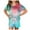 A, variant on 2 Piece Outfits Baby Girl Tie Dye Crew Neck Children's Clothing Comfy Ruffle Baby Girl Clothes,A,130