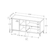 thumbnail image 3 of Cterwk Tv Stand for TVs up to 48 Inch, Media Entertainment Center with Open Shelf, TV Cabinet for Living Room, Bedroom, Gray, 3 of 5