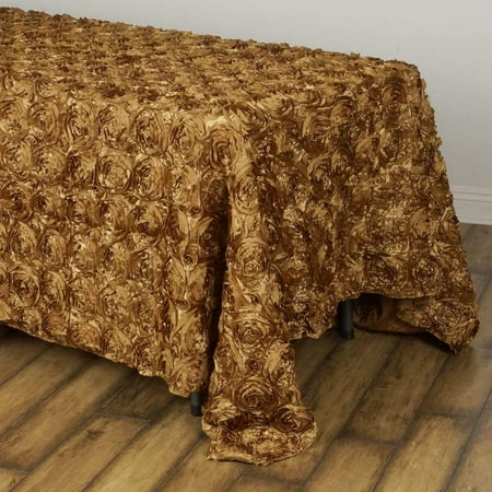 Rosette Tablecloths Efavormart Rosette/ Rose Pattern Rectangle Tablecloths -90x132