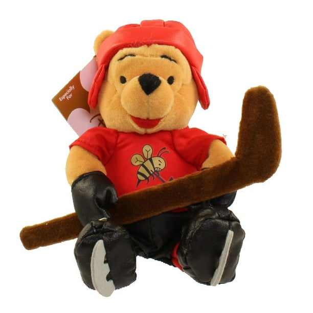 Disney Bean Bag Plush - HOCKEY POOH (Winnie the Pooh) ( inch) - Disney Bean Bag Plush - HOCKEY POOH (Winnie the Pooh) ( inch) -