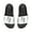Black, variant on Effete Feline Claw Marks Scratch Men Removable-Strap Sandals