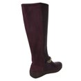 thumbnail image 3 of Fitflop Womens Fifi Chain Leather Boot Shoes, Deep Plum, US 7, 3 of 3