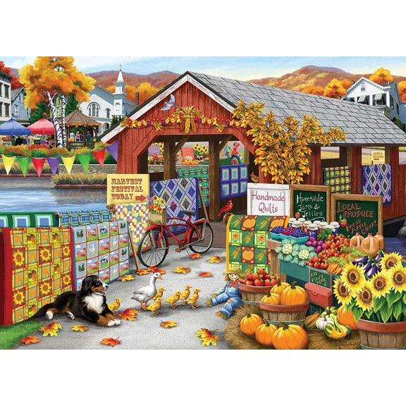 Cobble Hill Harvest Festival Jigsaw Puzzle