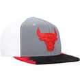 thumbnail image 3 of Men's Mitchell & Ness Gray/White Chicago Bulls Day 5 Snapback Hat, 3 of 5