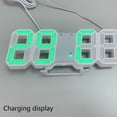 thumbnail image 6 of Digital wall clock LED electronic gift alarm clock intelligent 3d digital clock alarm clock, 6 of 6