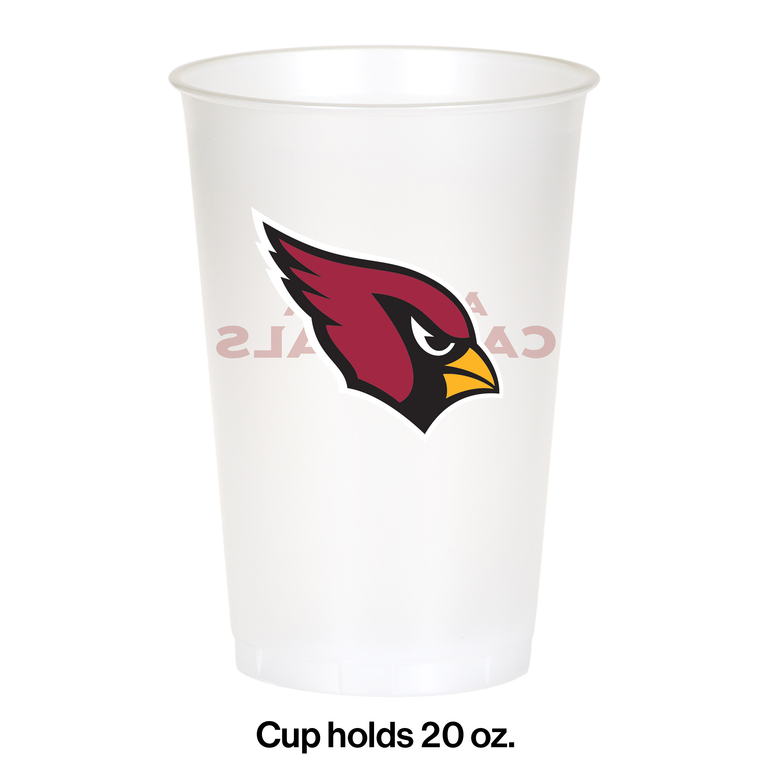 Arizona Cardinals Plastic Cups, 24 Count for 24 Guests - image 2 of 4