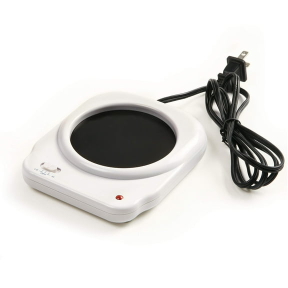Norpro White Beverage Cup Warmer - Nonstick Heating Element, On/off Switch with Indicator