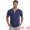 Blue, variant on DARING DIVA Men's Casual Summer Short Sleeves Button Henley Basic Tee M Blue