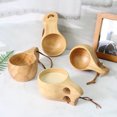 thumbnail image 1 of Hicess Tasse en Bois Traditionnelle Faite à la Main Design Élégant pour le Camping, 1 of 8
