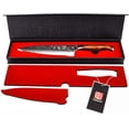 thumbnail image 2 of YARENH Damascus Chef Knife 8 Inch - Kitchen Knife,73 Layers Damascus Steel Blade,Sharp and Durable - Ergonomic Wooden Handle - Gift Box - Perfect for Professional Chefs and Cooking Enthusiasts, 2 of 7