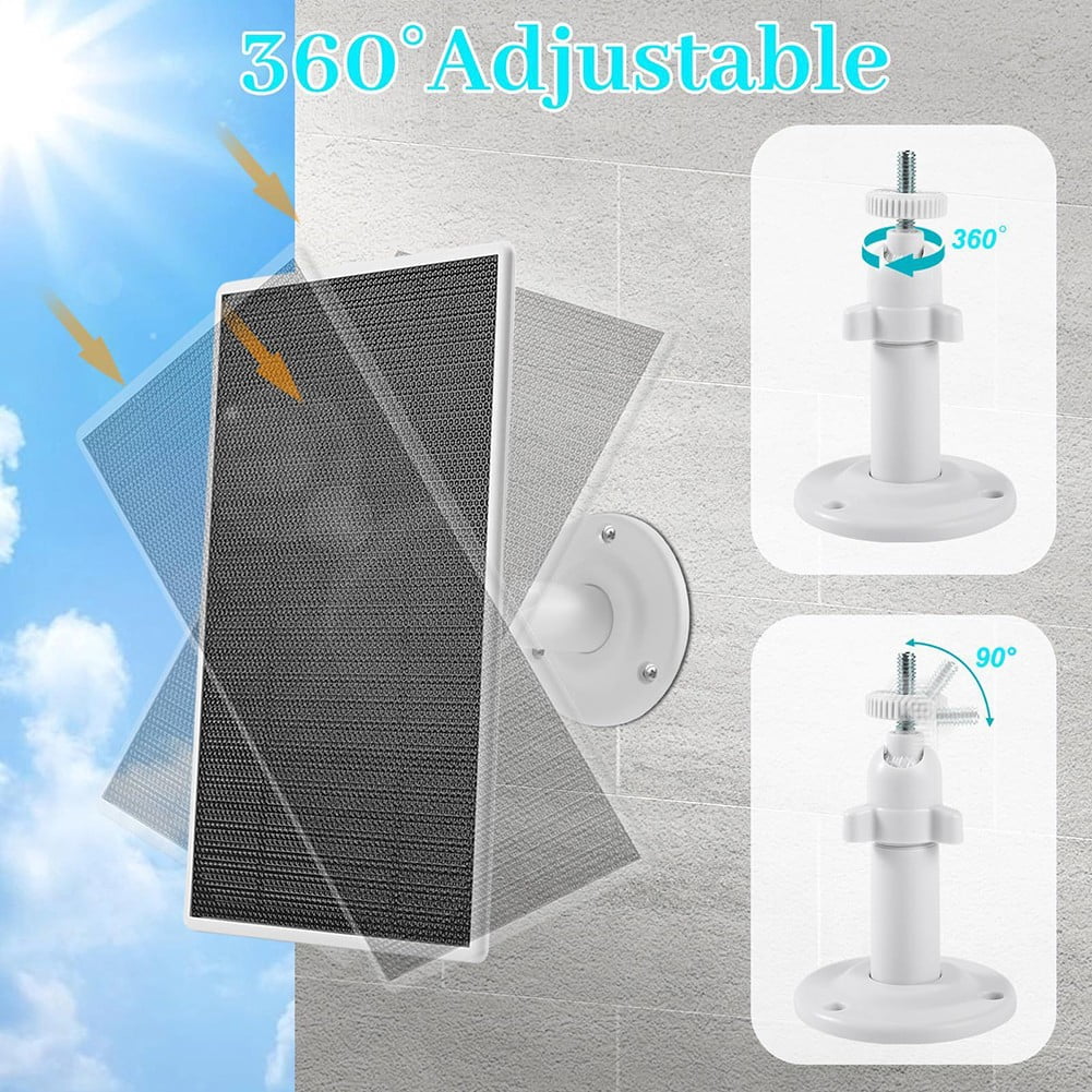 Goodhd 5W Solar Panel For Arlo Pro 5S 2K/3/4 For Ultra 2 Ip66 With 4M Charging Cable 6V