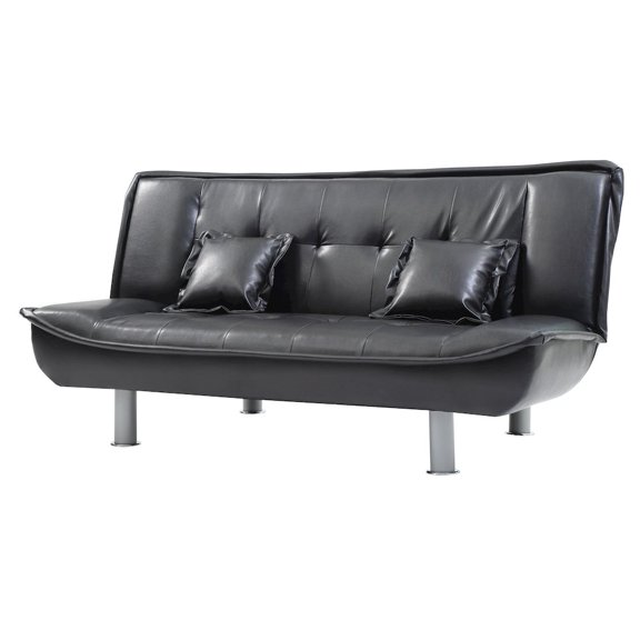 Glory Furniture Lionel Sofa Bed in Black Color