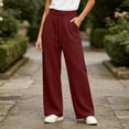 thumbnail image 7 of Tumotour Plus Size Sweatpants for Women'S Elastic High Waist Wide-Leg Pants Drawstring Loose Athletic Workout Running Joggers with Pocket, 7 of 7