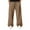 Brown, variant on Mens Baggy Sweatpants Wide Leg Lounge Sweat Pants with Pockets Big and Tall Fleece Uncuffed Open Bottom Sweatpants Black L