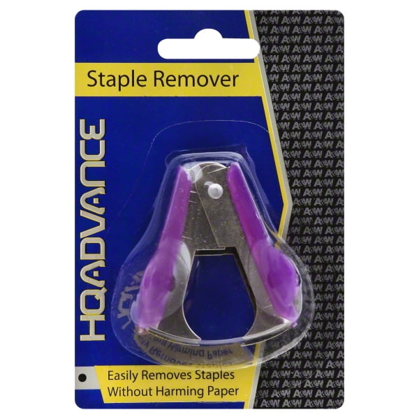 A & W HQ Advance  Staple Remover, 1 ea