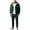 30XQGNDK Dark Green, variant on Men's Clothing Sets Male Checkered Hoodie Tracksuit Long Sleeve Plaid Shirt Top And Elastic Waist Trousers Relaxed Cut Pajama Suit