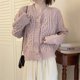 thumbnail image 3 of Suéter vintage de invierno con diseño trenzado, abrigo de otoño e invierno, estilo coreano, suave, encerado, estilo perezoso, estilo delicado, cárdigan de punto, 3 of 6