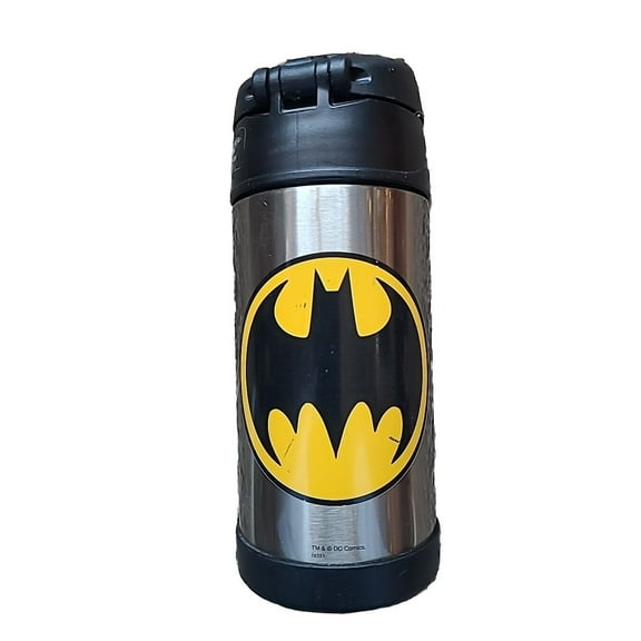 THERMOS FUNTAINER 12 Oz Stainless Steel Vacuum Insulated Kids Straw Bottle