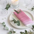 thumbnail image 3 of Cloth Napkins Set of 4 - 20x20 Inches, Ombre Waves Washable Reusable Table Napkins, Abstract Art Gradient Pink Modern Soft & Absortbent Dining Napkin for Party Wedding Hotel Restaurant, 3 of 8