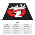 thumbnail image 4 of Ghostbusters Flannel Blanket Ultra-Soft Micro Fleece Throw Blanket For Bed Sofa Couch Car Office Unisex Adult Fuzzy Bed Blanket Cozy Kids Throw Blanket 60"x50", 4 of 8