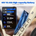 thumbnail image 3 of ZDZA Electric Bike for Adults 26” with a 750W Peak Motor Ebike , Electric Mountain Bike with a 48V Removable Battery, 7-Speed Electric Bicycle, Class 2, UL 2849, 3 of 8