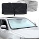 thumbnail image 4 of Parasol plegable para parabrisas de coche, de tela plateada de titanio., 4 of 4