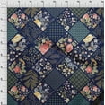 thumbnail image 4 of oneOone Polyester Spandex Green Fabric Florals Dress Material Fabric Print Fabric By The Yard 56 Inch Wide, 4 of 4