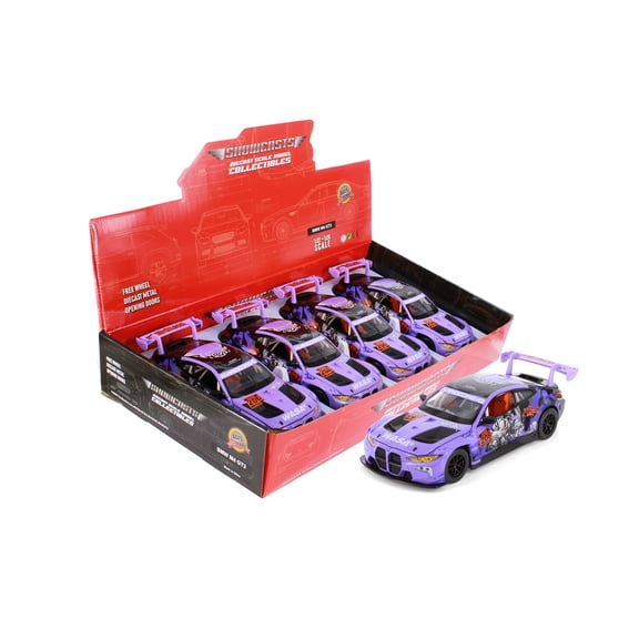 BMW M4 GT3 WASA Racing Livery, Purple - Showcasts 68296D - 1/24 Scale Diecast Model Car