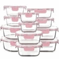 thumbnail image 1 of TechGen Airtight Glass Food Storage Container Set with Lids, BPA-Free Leak-Proof Meal Prep Boxes, Microwave Oven Freezer Safe, 24-Piece, 1 of 8