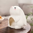 thumbnail image 5 of DefiDgd Ceramics Bunny Shaped Adorable Storage Box,Small Table Ornament Jewelry Organizer for Ring Earrings,Home Decor Figurine Keepsake Collectible Organizer(B), 5 of 6