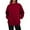 Red, variant on Mock Neck Sweatshirt Women Oversized Pullover Sweatshirts No Hood Plain Long Sleeve Turtleneck Tops Fall Winter Clothes Y2K Outfits With Pockets