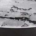 thumbnail image 3 of SAFAVIEH Craft Shevon Abstract Area Rug, 6'7" x 6'7" Round, Grey/Dark Grey, 3 of 8