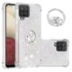 thumbnail image 1 of Funda para Samsung Galaxy A12 con Brillo Líquido Flotante, Purpurina, Parachoques y Anillo Giratorio Soporte, 1 of 5