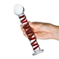 thumbnail image 3 of Glas Mr. Swirly 8" Glass Dildo, Clear, 3 of 5